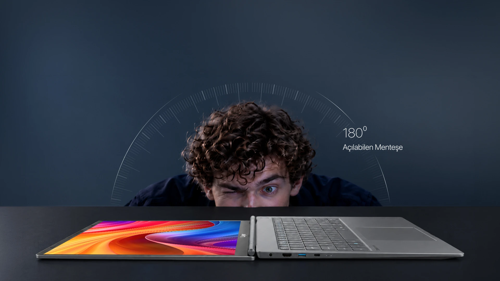 Casper Nirvana X100 laptop bilgisayar casper-x100-180degree