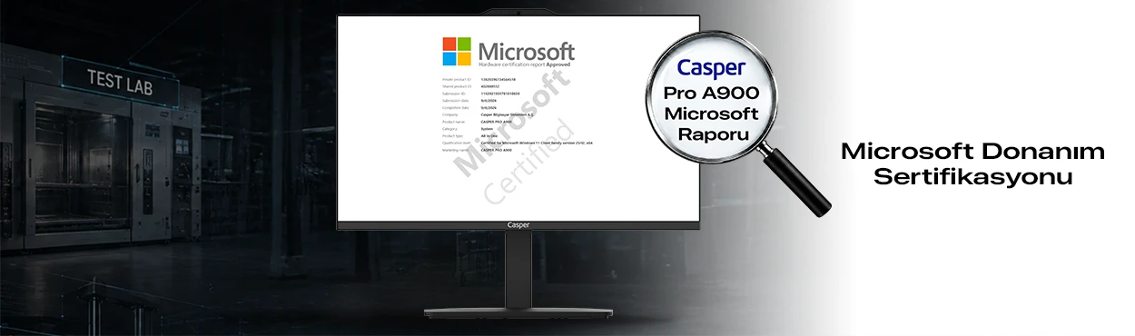 casper_pro_a900_microsoft_donanim_sertifikasyonu