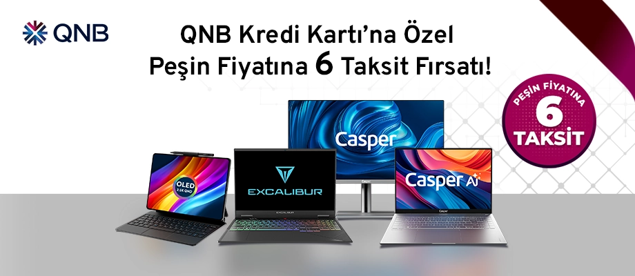 QNB Kredi Kartı'na Özel Peşin Fiyatına 6 Taksit Fırsatı!