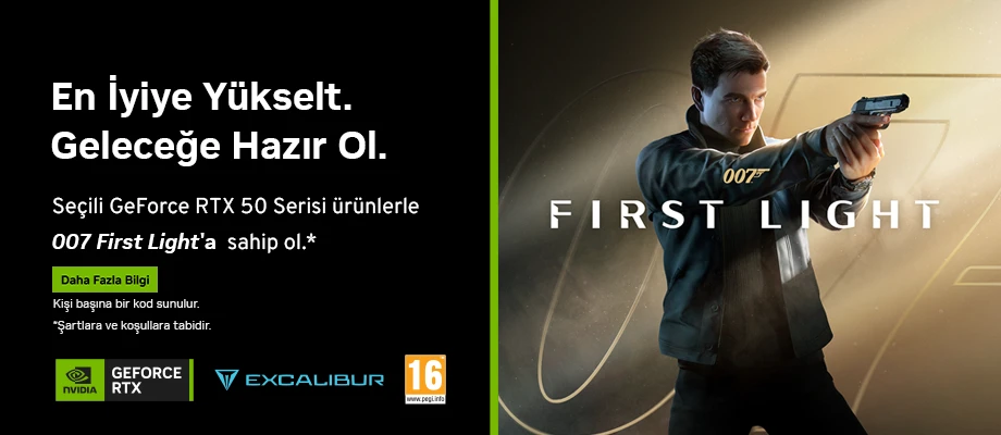 Seçili GeForce RTX 50 Serisi ürünlerle 007 First Light'a sahip ol. *